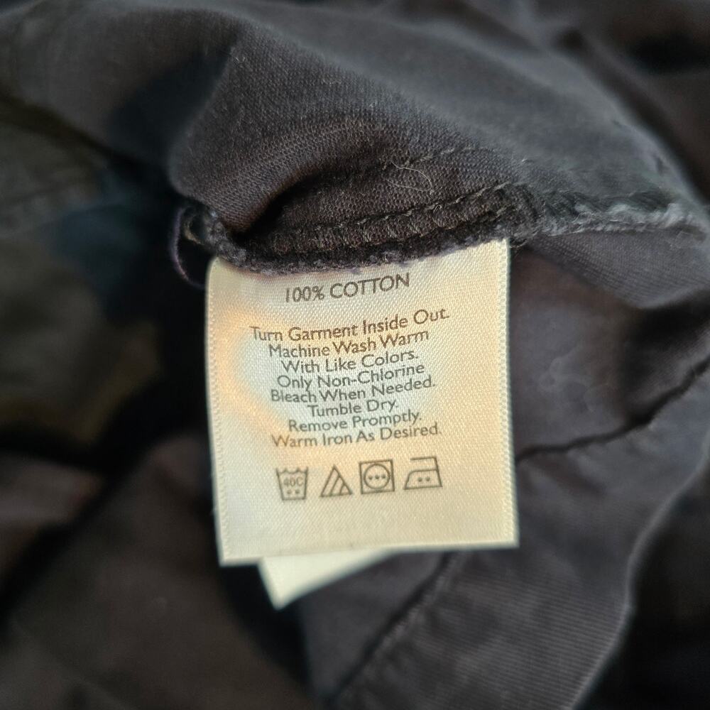 Eddie Bauer Legend Wash Navy Stretch Canvas Utility Wash Blazer Jacket Size 12 - Picture 3 of 6